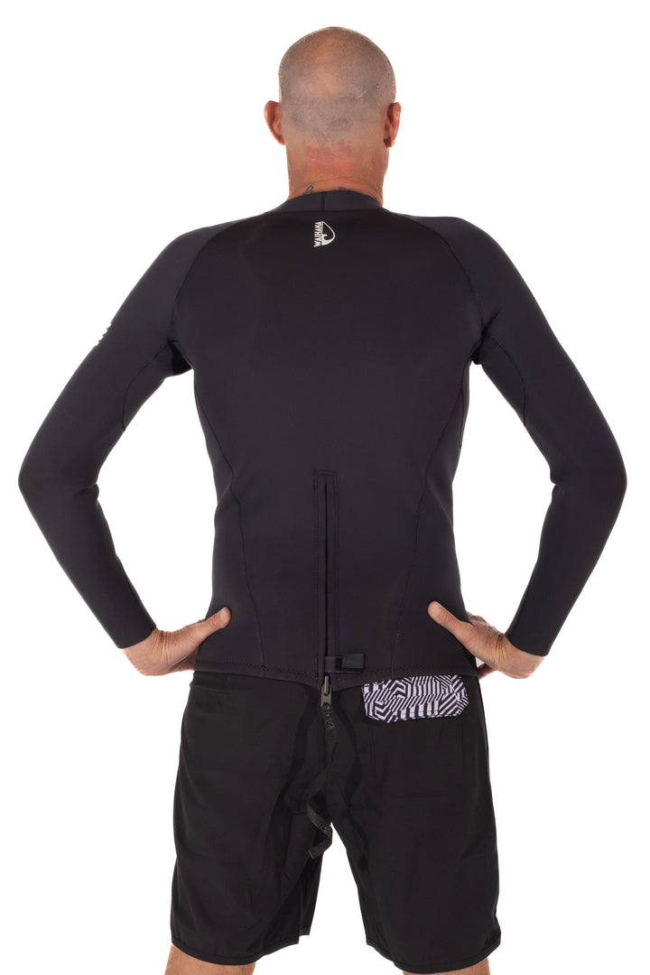 Top de surf Essentials con cremallera trasera para hombre