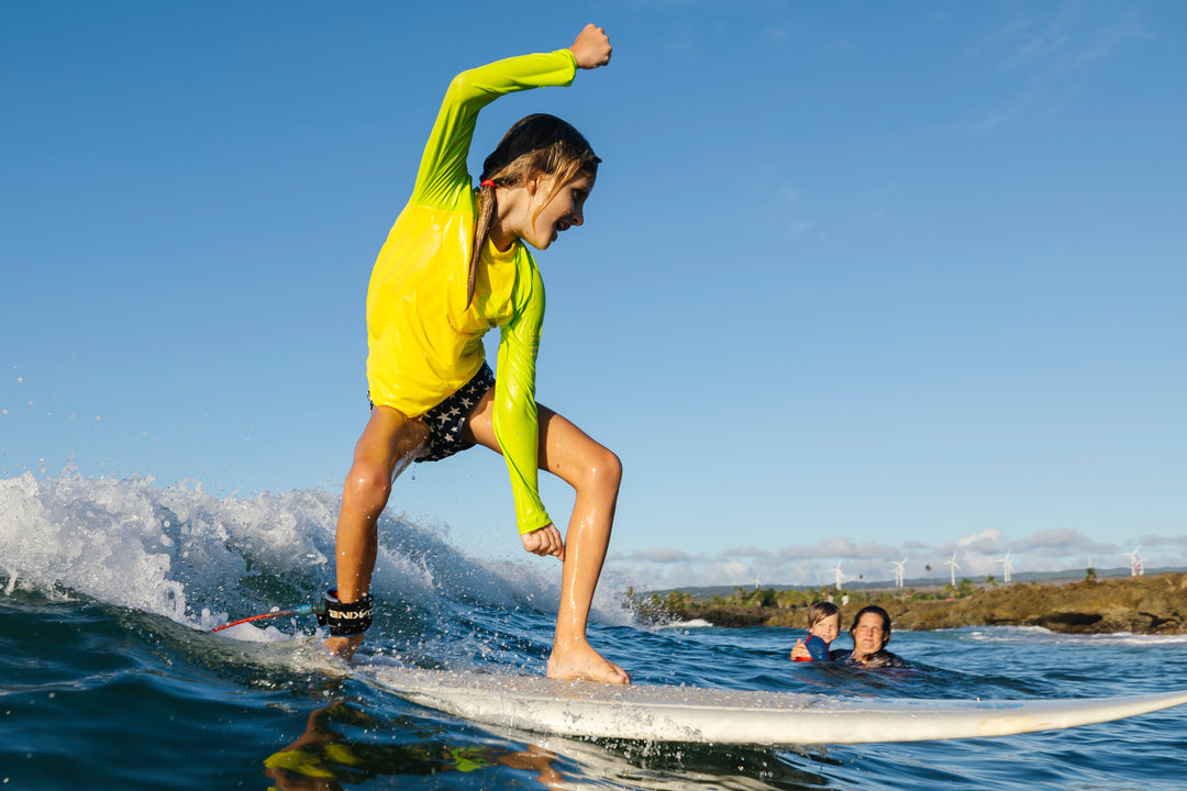 Children's Lime Long Sleeve Rashguard