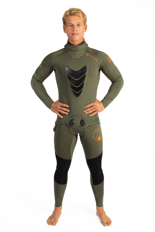 Men's Ranger Green Essentials Pro 5.0mm Wetsuit v1